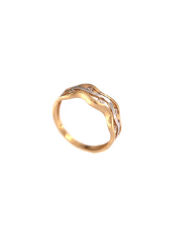 Rose gold zirconia ring DRC14-06