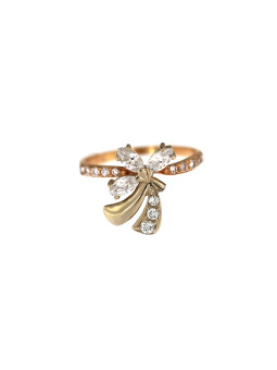 Rose gold zirconia ring DRC20-03