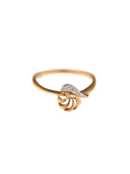 Rose gold zirconia ring DRC20-06