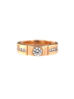 Rose gold zirconia ring DRC23-05