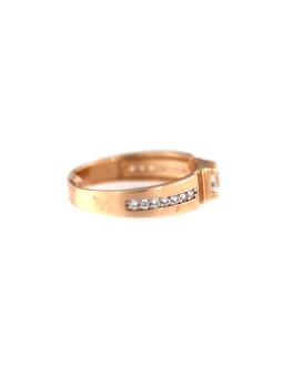 Rose gold zirconia ring DRC23-05