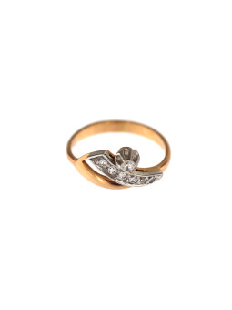 Rose gold zirconia ring DRC24-04