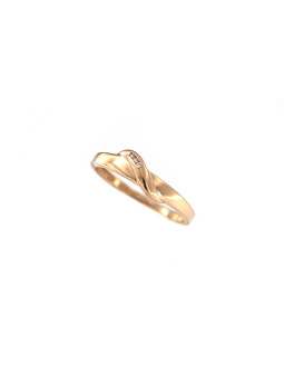 Rose gold zirconia ring...