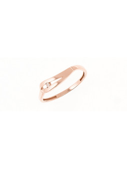 Rose gold zirconia ring...