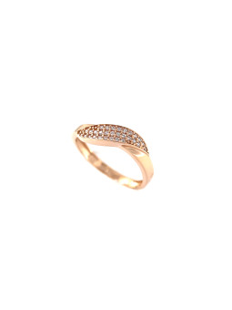 Rose gold zirconia ring...