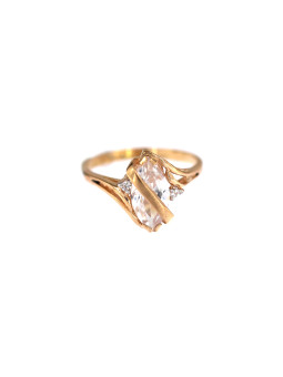 Rose gold zirconia ring DRC25-16