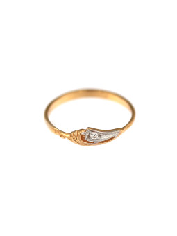 Rose gold zirconia ring DRC26-02