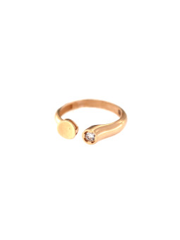 Rose gold zirconia ring DRC28-07