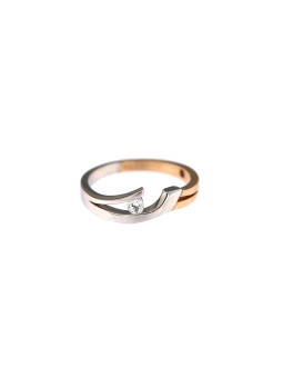 Rose gold zirconia ring DRC29-26