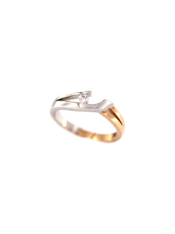 Rose gold zirconia ring DRC29-26