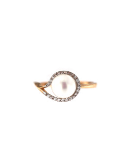 Rose gold pearl ring...