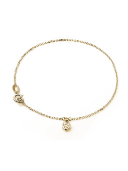 Yellow gold bracelet with...