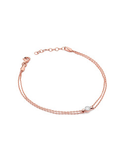 Rose gold bracelet with...