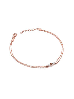 Rose gold bracelet with...