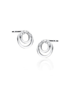 White gold diamond earrings...