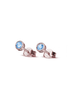 Rose gold sapphire earrings...