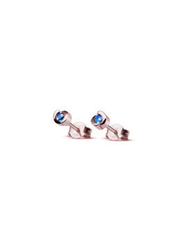 Rose gold sapphire earrings...