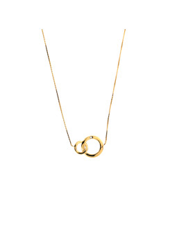Yellow gold diamond pendant necklace CPGR05-04