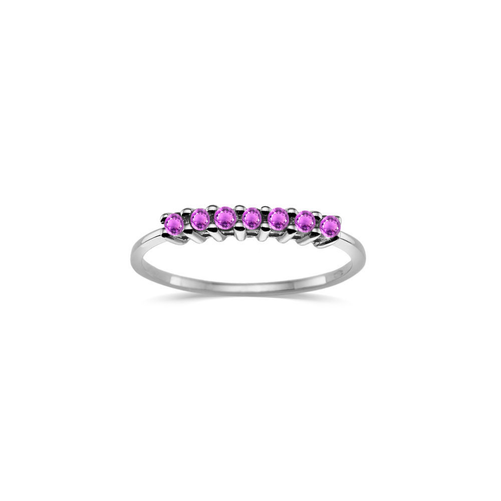 White gold ring with tanzanite DBBR14-TZ-02