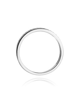White gold ring with diamonds DBBR16-07 17MM