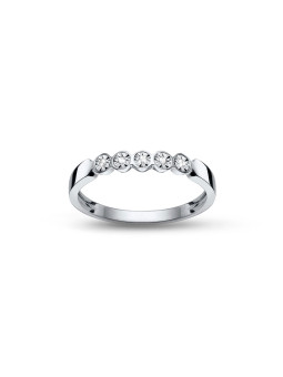 White gold ring with diamonds DBBR16-17