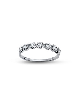 White gold ring with diamonds DBBR16-18