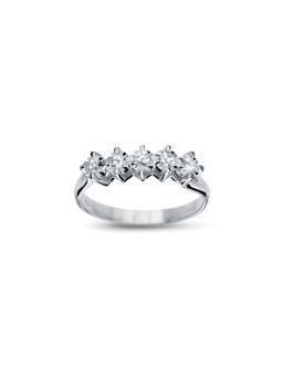White gold ring with diamonds DBBR16-19