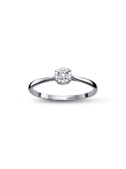 White gold engagement ring...