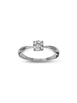 White gold engagement ring...