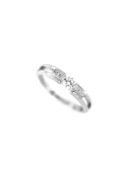White gold engagement ring with diamonds DBBR10-11