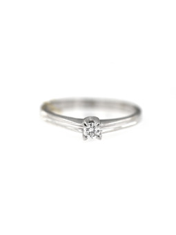 White gold engagement ring with diamond DBBR01-13 16MM