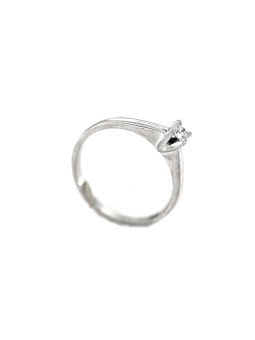 White gold engagement ring with diamond DBBR01-13 16MM