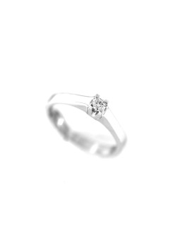 White gold engagement ring with diamond DBBR01-34