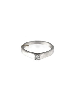 White gold engagement ring with diamond DBBR06-06