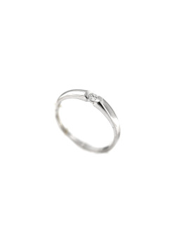 White gold engagement ring with diamond DBBR06-13 17MM