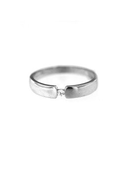 White gold engagement ring with diamond DBBR06-19