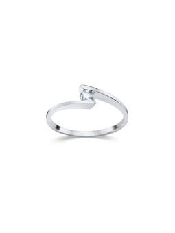 White gold engagement ring with diamond DBBR08-29 0.06CT
