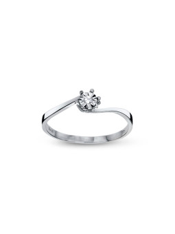 White gold engagement ring...