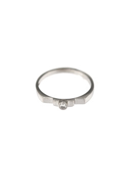 White gold engagement ring with diamond DBBR17-11
