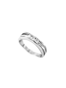 White gold ring with diamond DBBR11-04