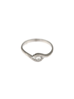 White gold engagement ring with diamond DBBR11-05