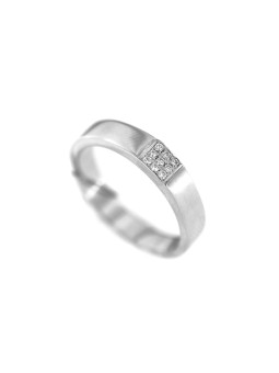 White gold ring with diamonds DBBR13-21