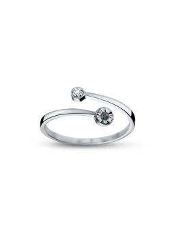 White gold ring with diamond DBBR19-02