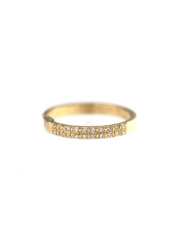 Yellow gold ring with diamond DGBR08-20