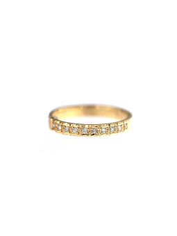 Yellow gold ring with diamond DGBR08-24