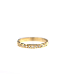Yellow gold ring with diamond DGBR08-28