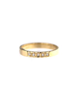 Yellow gold ring with...