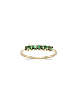 Yellow gold ring with tsavorite DGBR12-TS-01