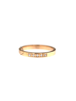 Rose gold ring with...