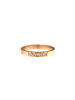 Rose gold ring with...